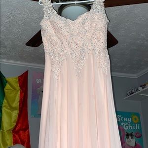 Peach Prom dress